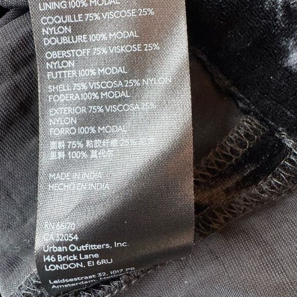 Anthropologie NWT The Somerset Max Black Dress Velvet Edition Size XS Petite - Picture 9 of 11